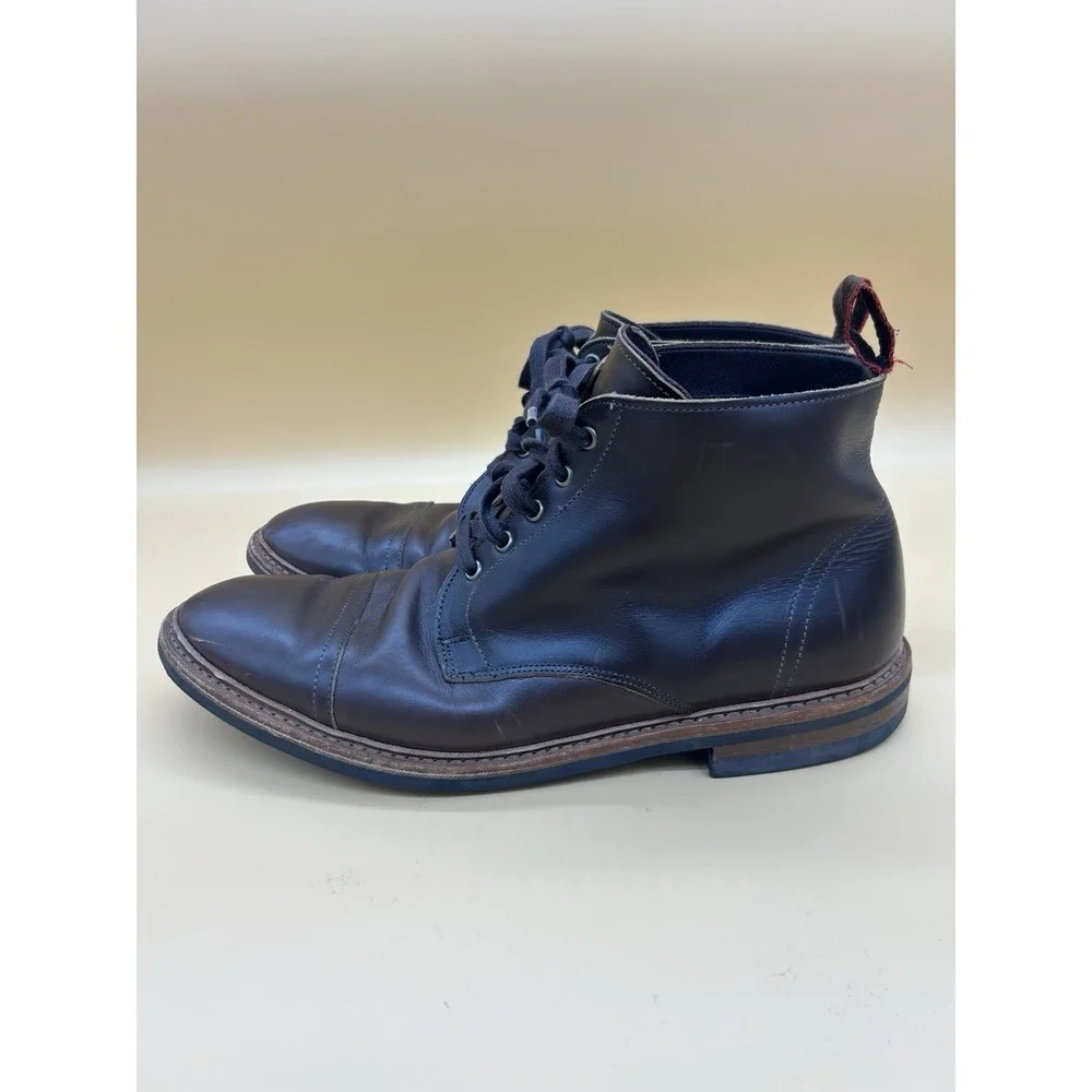 Allen Edmonds Patton Weatherproof Cap Toe‎ Boots Dark Brown 13B Dainite USA